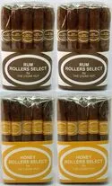 2 Rum & 2 Honey Flavored Rollers Select Cigars