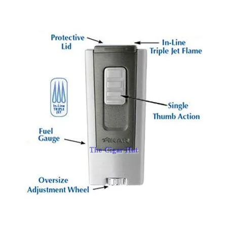 Xikar Trezo Cigar Lighter - G2 Gunmetal - Each