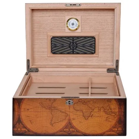 Old World Humidor - Open View