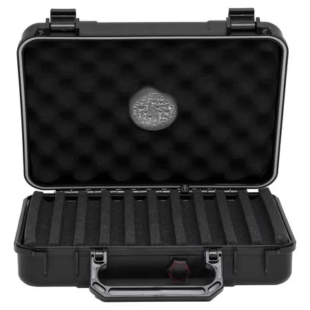 20 Count Xikar Travel Humidor Cigar Case - Front View Open