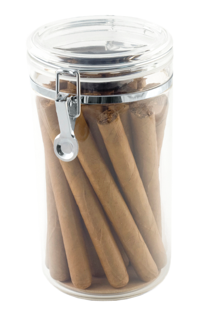 25 Count Cigar Jar Humidor On Sale at The Cigar Hut
