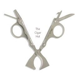 Xikar Multi Task Cigar Scissors - Chrome Silver