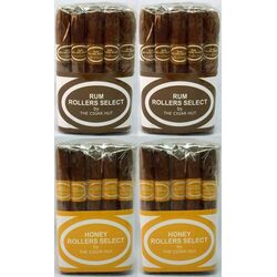 2 Rum & 2 Honey Flavored Rollers Select Cigars