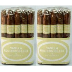 Vanilla Flavored Rollers Select Cigars, Package Qty: 2 Bundles of 25 (50 Cigars)