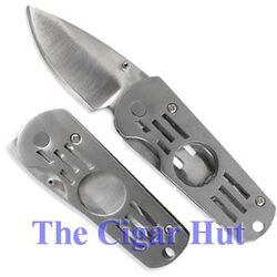 Survivor Cigar Cutter, Knife and Clip