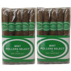 Mint Flavored Rollers Select Cigars, Package Qty: 2 Bundles of 25 (50 Cigars)