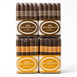2 Rum & 2 Honey Flavored Rollers Select Cigars