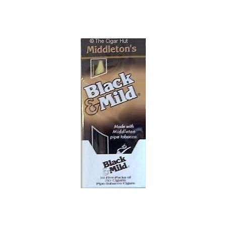 Black & Mild - 10 Packs of 5 (50 Cigarillos)