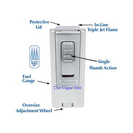 Xikar Trezo Cigar Lighter - Chrome - Each