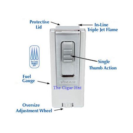 Xikar Trezo Cigar Lighter - Chrome - Each