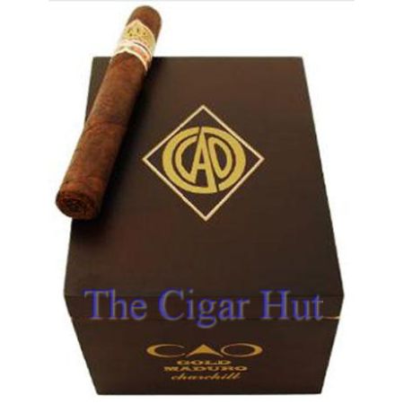 CAO Gold Maduro Churchill - Box of 20 Cigars, Package Qty: Box of 20 Cigars