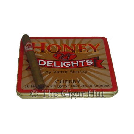 Honey Delights Cherry Tins 10/10 - 10 Tins of 10 (100 Cigarillos)