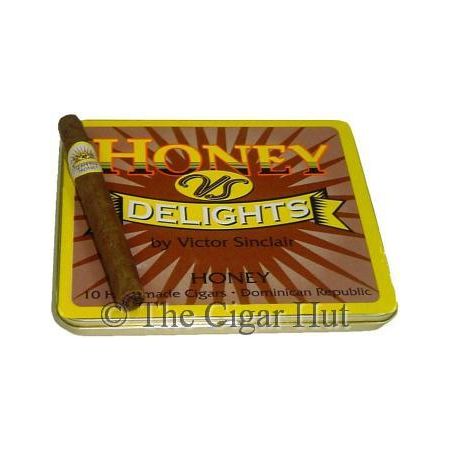 Honey Delights Honey Tins 10/10 - 10 Tins of 10 (100 Cigarillos)