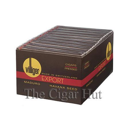 Villiger Export Maduro - 10 Packs of 5 (50 Cigars), Package Qty: 10 Packs of 5 (50 Cigars)