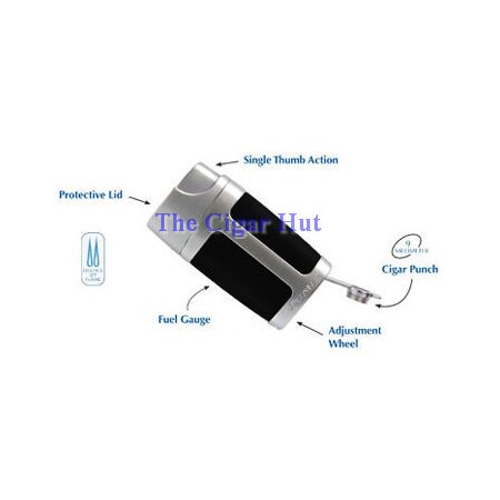 Xikar Element Cigar Lighter - Black - Each