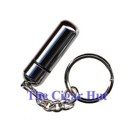 Bullet Punch Cutter with Keychain - Silver