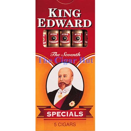 King Edward Specials - 10 Packs of 5 - 10 Packs of 5 (50 Cigarillos)