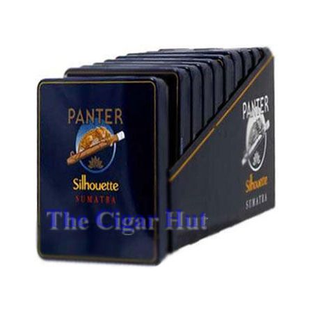 Panter Silhouttes - 10 Tins of 20 (200 Cigarillos), Package Qty: 10 Tins of 20 (200 Cigarillos)