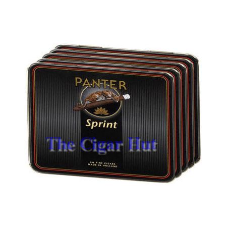 Panter Sprint - 10 Tins of 20 (200 Cigarillos), Package Qty: 10 Tins of 20 (200 Cigarillos)