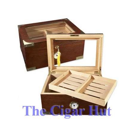100 Count Milano Glass-Top Humidor