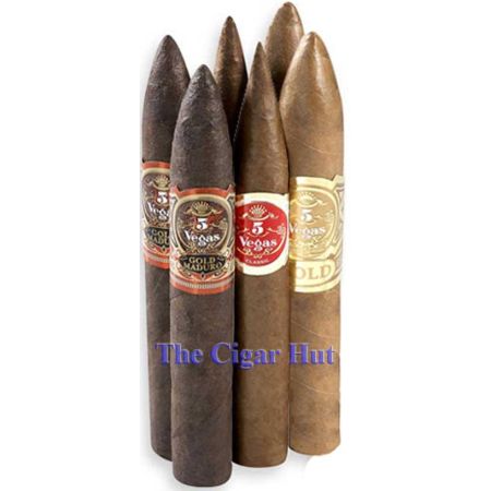 5 Vegas Torpedo Sampler - Sampler of 6 Cigars
