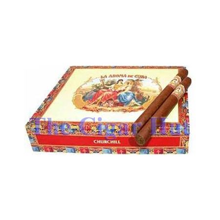 La Aroma de Cuba Churchill - Box of 25 Cigars, Package Qty: Box of 25 Cigars
