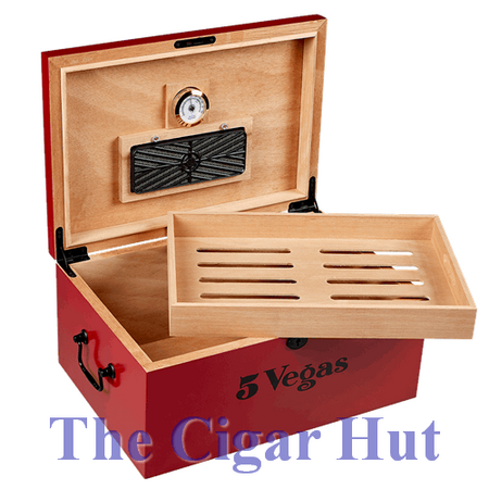 100 Count 5 Vegas Tradicion Humidor Open