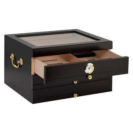 150 Count Palermo Humidor - Open Drawer