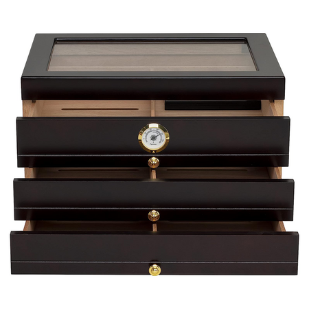 150 Count Palermo Humidor - Front View Open