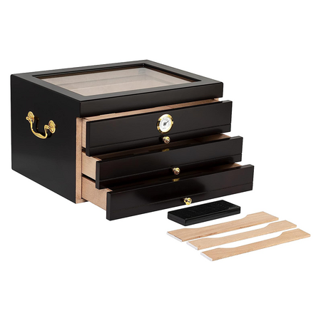 150 Count Palermo Humidor - Expanded View