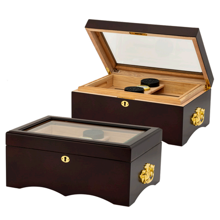 The El Rey - 150 Count Glass Top Humidor