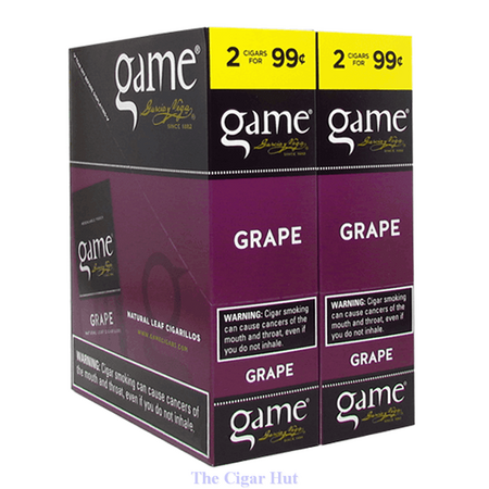 Game Cigarillos Grape Box
