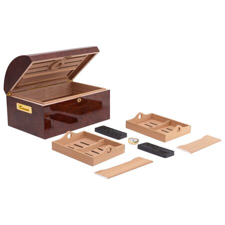 200 Count Treasure Dome Humidor - Expanded View