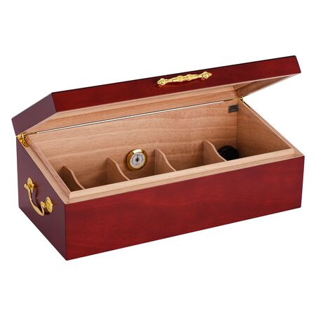 100 Count Countertop Display Humidor - Open Side View