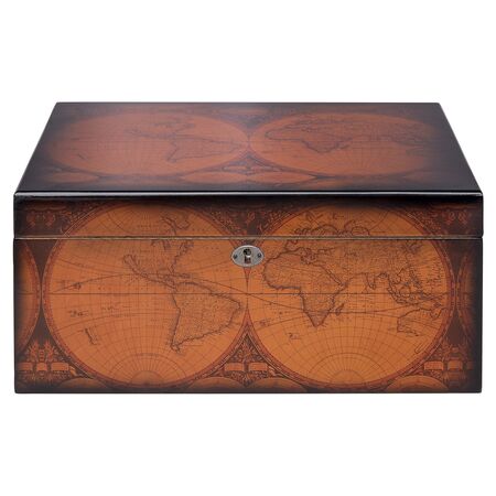 Old World Humidor - Front Closed View