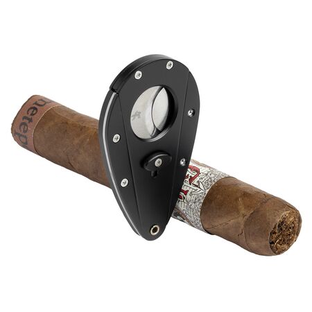 Black Xikar Xi1 Cigar Cutter - with Cigar