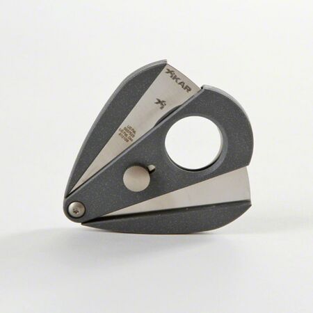 Granite Gray Xikar Xi2 Cigar Cutter - Open