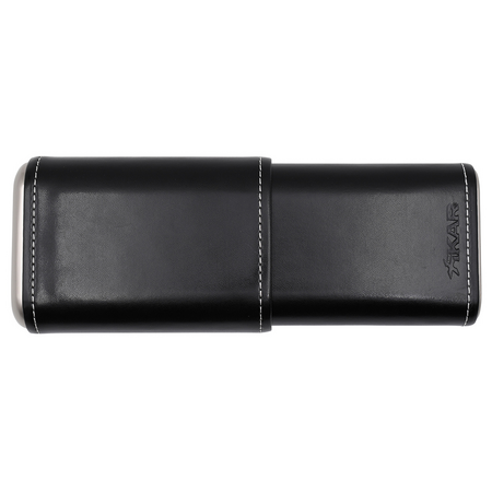 Black Xikar Envoy 3 Cigar Case - Front Extended