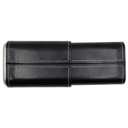 Black Xikar Envoy 3 Cigar Case - Back Exteneded