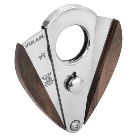 Xikar Xi3 Cigar Cutter - Macassar Ebony - Open