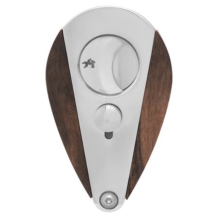 Xikar Xi3 Cigar Cutter - Macassar Ebony - Front View