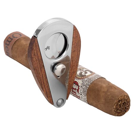 Xikar Xi3 Cigar Cutter - Redwood - with cigar