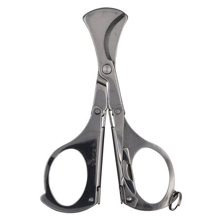 Chrome Silver Xikar Multi Task Cigar Scissors - Closed