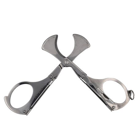 Chrome Silver Xikar Multi Task Cigar Scissors - Open