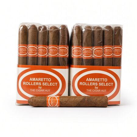 Amaretto Flavored Rollers Select Cigars 2-fer with Single