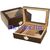 50 Count Capri Glasstop Mahogany Humidor