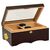 150 Count El Rey Glass Top Humidor - Side Open View