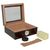 50 Count Capri Glasstop Mahogany Humidor - Expanded View