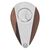 Xikar Xi3 Cigar Cutter - Macassar Ebony - Back View