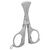 Chrome Silver Xikar Multi Task Cigar Scissors - Closed